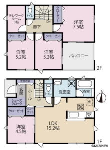 2号棟間取り図