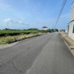 前面道路です