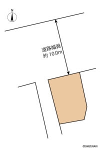 【土地】沼津市中瀬町(沼津駅）　更地　建築条件なしの物件画像