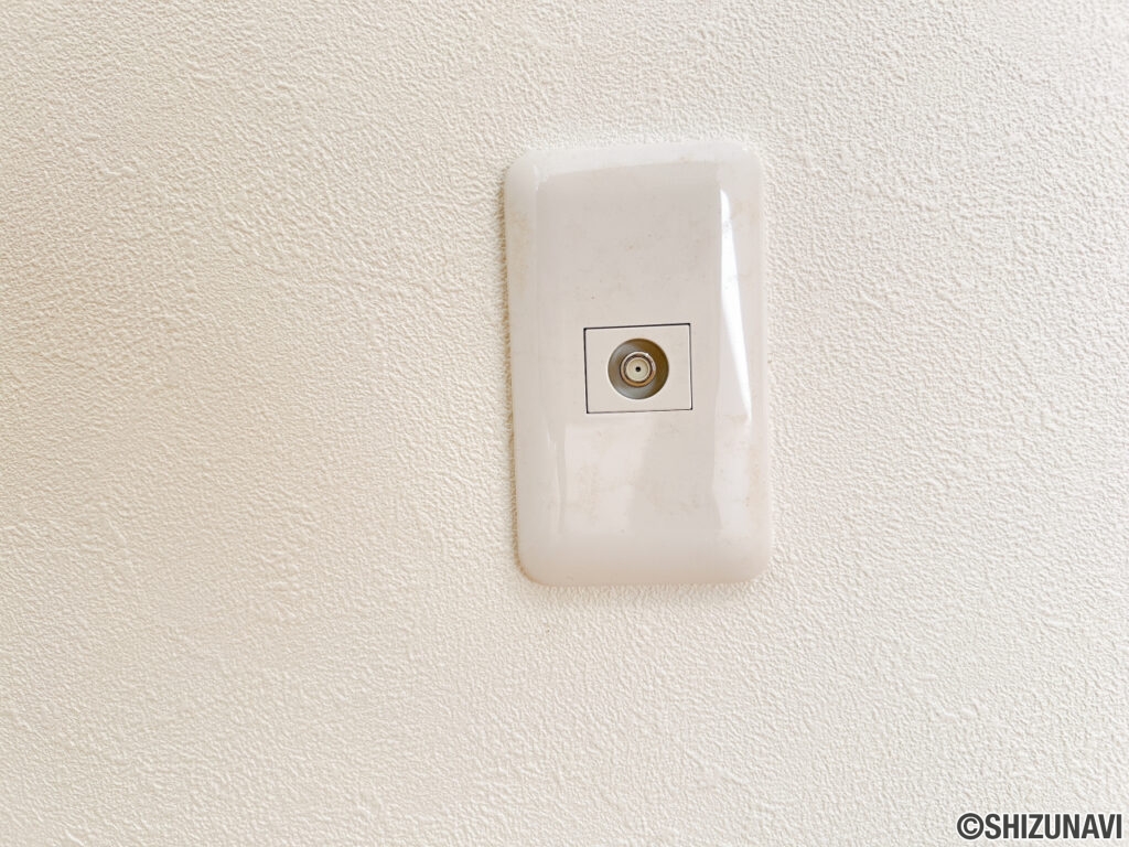 【リフォーム済み/設備】各居室にTVジャックを設置しました。