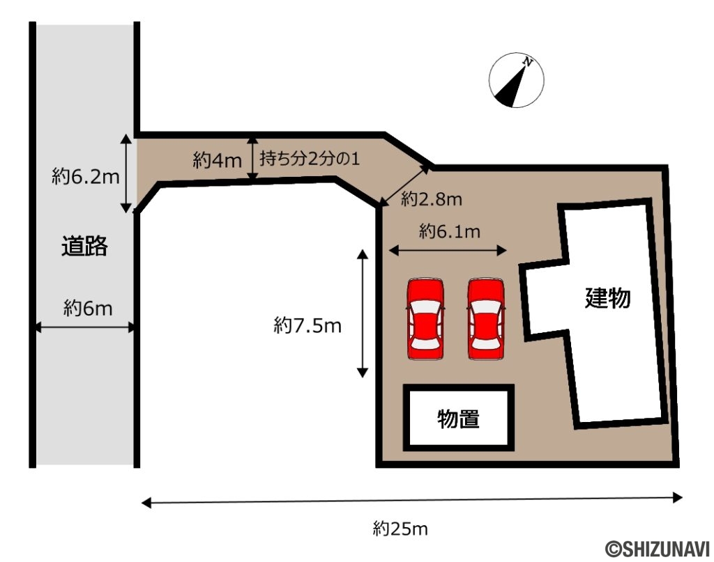 富士市宮島区画図