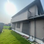 陽当り良好なお庭側の外観です