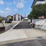 富士市伝法　4区画分譲地　前面道路