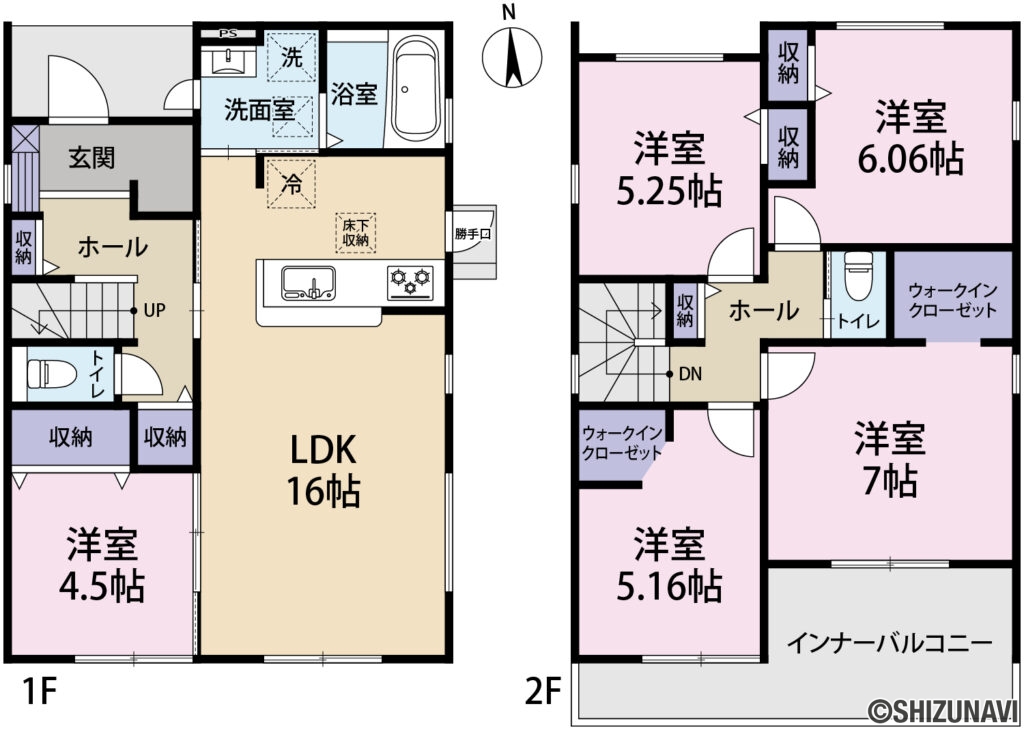 2号棟　間取り図