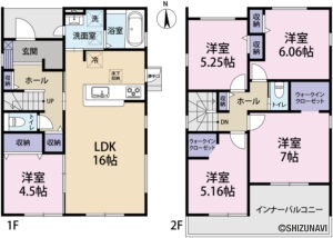 2号棟　間取り図