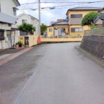 富士市厚原　中古住宅　前面道路