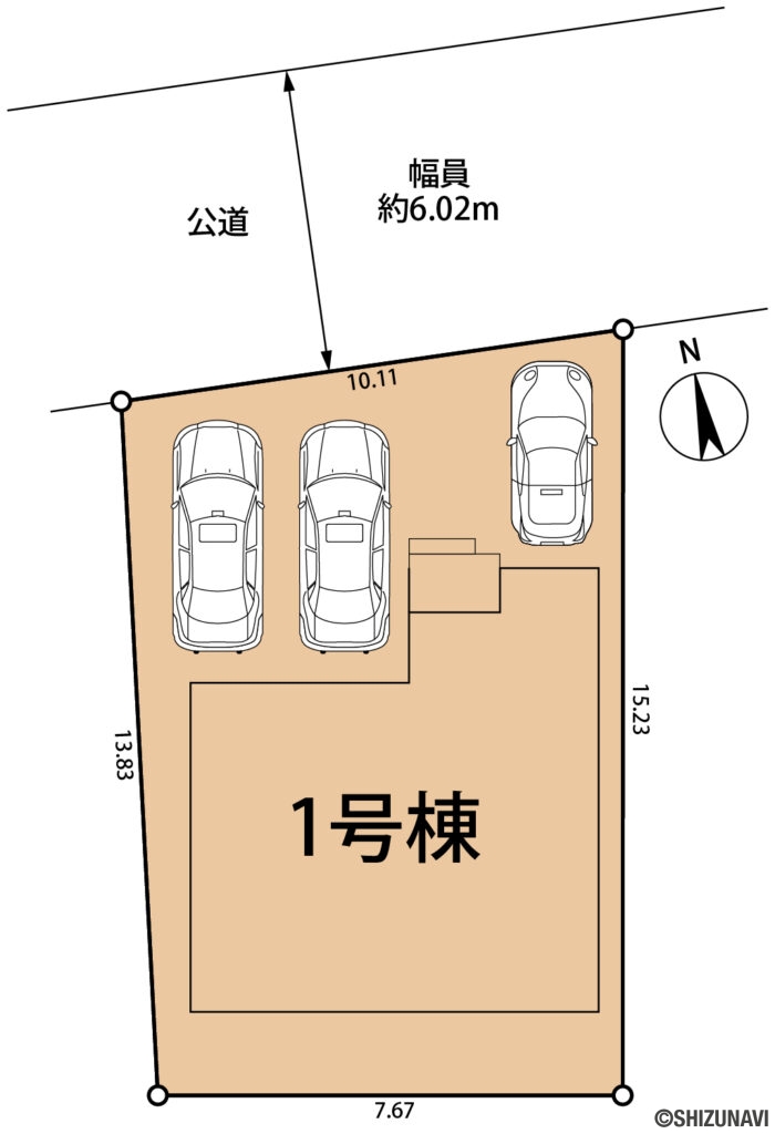 葵区瀬名2期　区画図