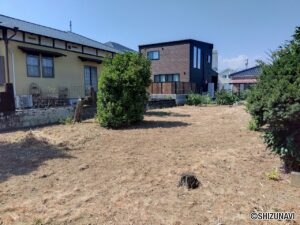 三島市安久　売り土地　現地