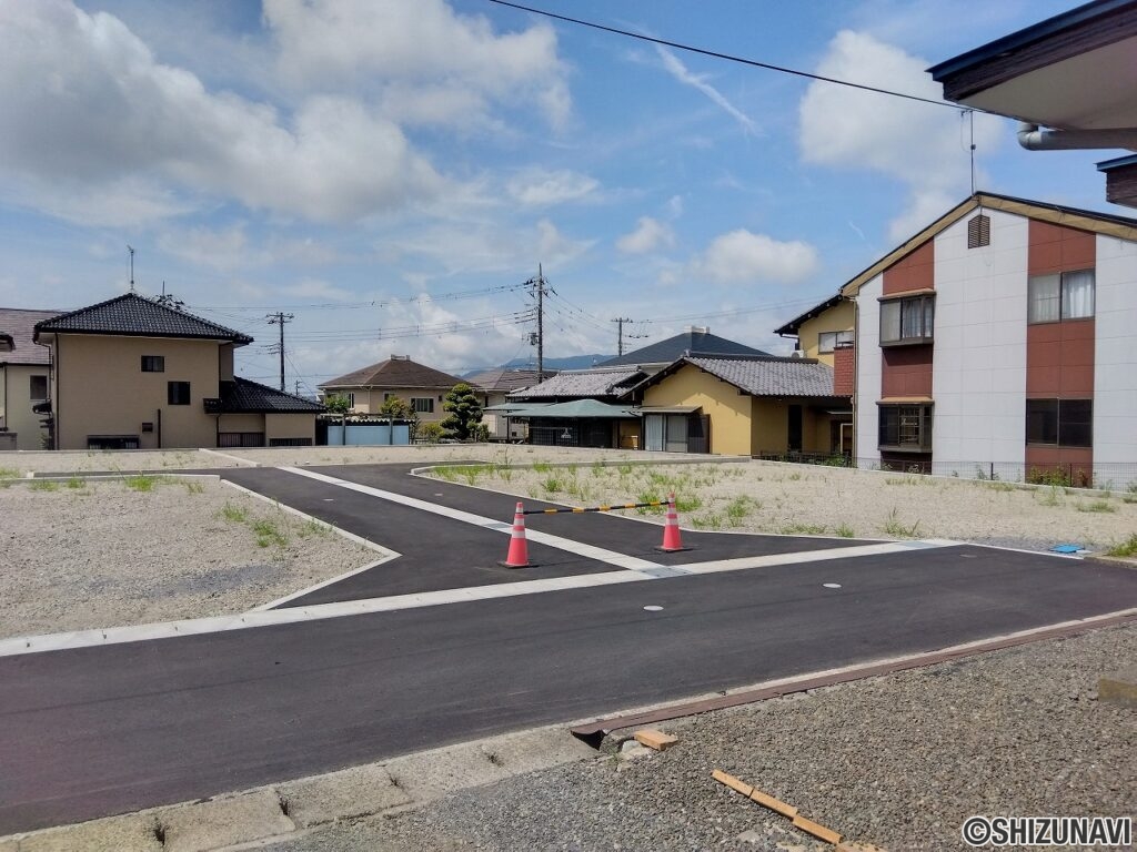 富士市伝法　4区画分譲地　現地