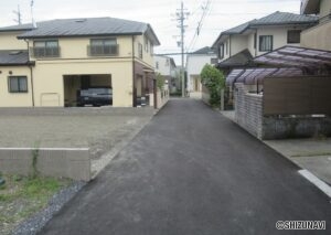 葵区西千代田町　前面道路