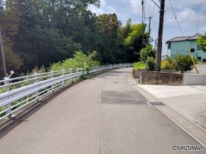 富士市伝法　4区画分譲地　前面道路