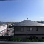 バルコニーからの眺望です。