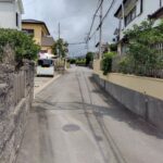 富士市厚原　中古住宅　前面道路