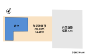 浜松市中央区有玉西町　事業用物件　ダンススタジオ　