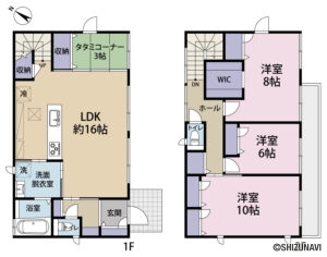 浜松市浜名区於呂　セキスイハイム東海　中古戸建て