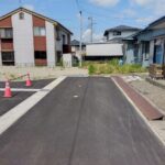 富士市伝法　4区画分譲地　前面道路