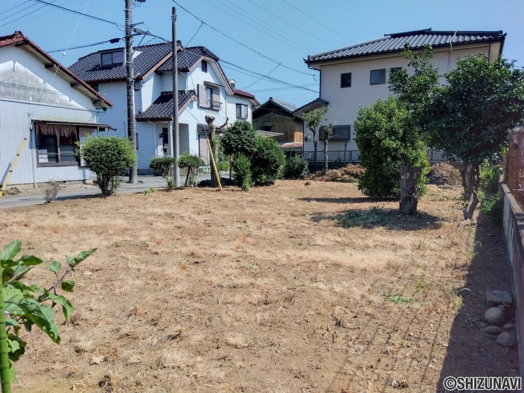 三島市安久　売り土地　現地