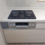 1号棟1階　ガスコンロの写真です。