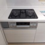 6号棟1階　コンロの写真です。