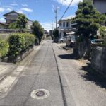 南側前面道路です。