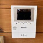 モニター付きインターホンです。