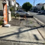 駐車場位置別角度からの写真です。軽自動車なら3台駐車可能です。