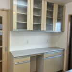 収納たっぷりのキッチン収納です。