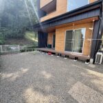 庭も南面で日当たり良好です。