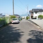 西面道路　南から北