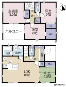 【2025.10完成予定】富士市中里第８　全１棟の物件画像