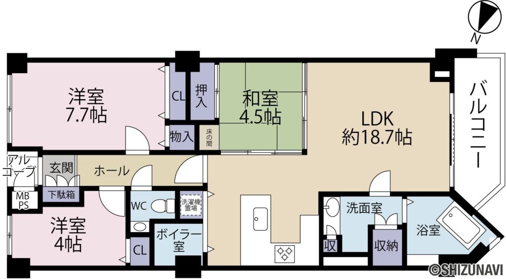 伊東市富戸　スカイリゾート伊豆高原　間取り図面