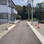 富士市伝法　4区画分譲地　前面道路