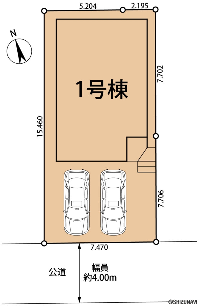 葵区瀬名1期　区画図