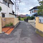 富士市厚原　中古住宅　前面道路