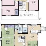 富士市前田　中古住宅　間取り図面