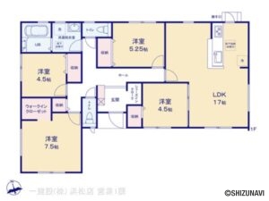【2025年10月完成予定】掛川市沖之須　2棟　4LDK　平屋の物件画像