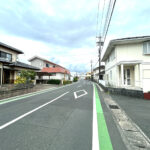 【前面道路】幅員約6mです。