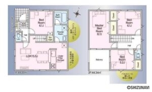 静岡市駿河区高松第7　新築一戸建て　4LDKの物件画像