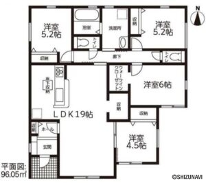 【2025.12完成予定】リーブルガーデン清水区三保5期　新築一戸建て　の物件画像