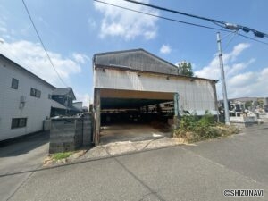富士宮市富士見ヶ丘　鉄骨造倉庫の物件画像