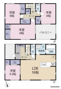 【2025年10月完成予定】磐田市岩井　4LDK　の物件画像