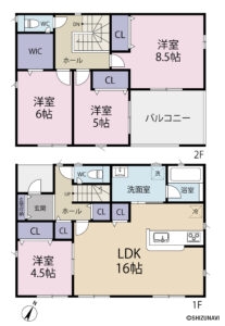 2号棟　間取り図