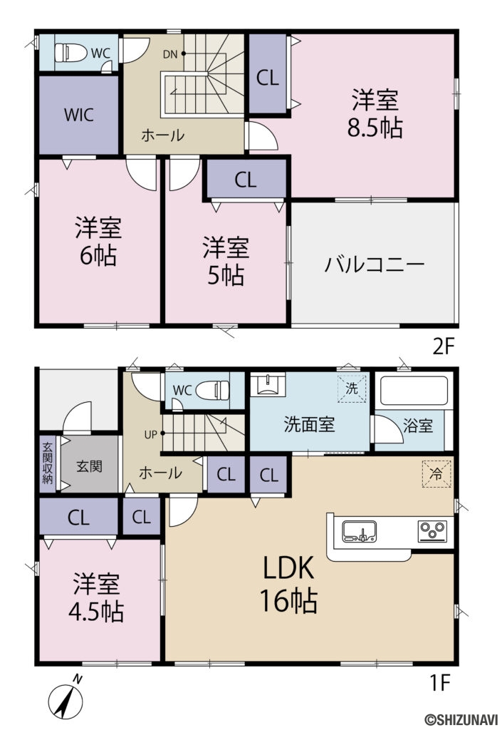 2号棟　間取り図