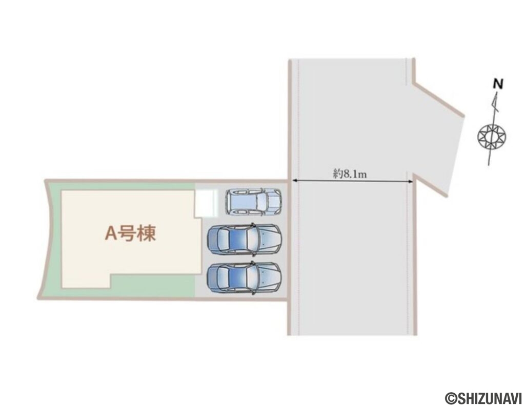 藤枝市天王町　区画図