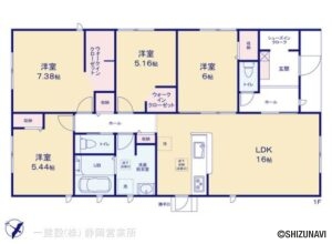 リーブルガーデン牧之原市細江7期　4LDK　【2025年10月完成】　新築一戸建ての物件画像