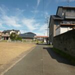 東側道路写真（南側からの撮影）