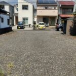 葵区東瀬名町　奥から道路