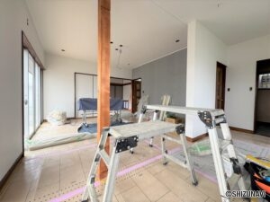 ＤＫとリビングは壁を撤去して、約15帖のＬＤＫに♪