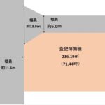 【角地・建築建築条件なし】磐田市東新町3丁目　売土地の画像