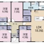 1号棟　間取り図